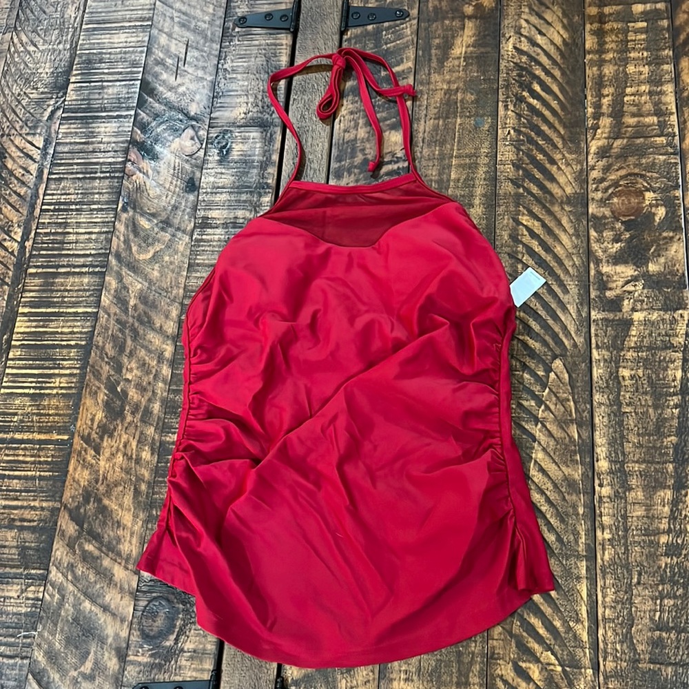 Tankini Top with mesh size small